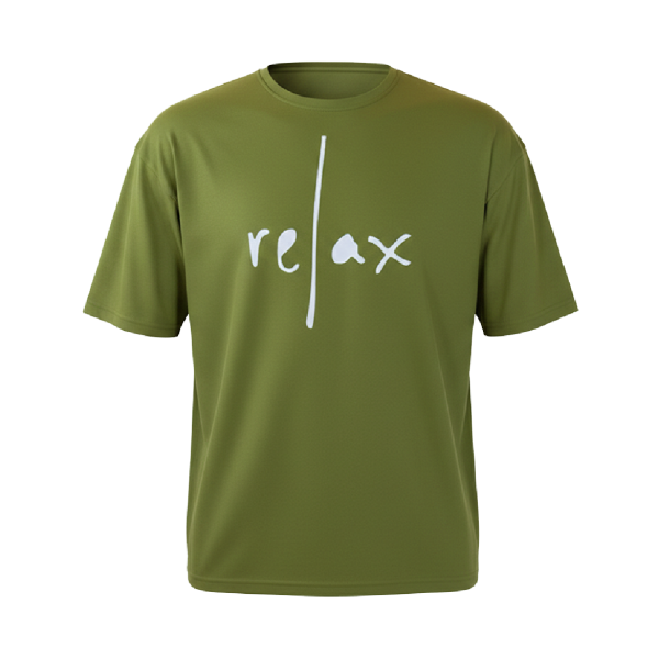 100 Fit Relax Print T-Shirt