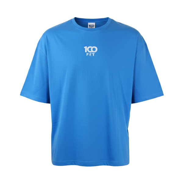 Blue 100Fit Excuses Don't Burn Calories T-Shirt