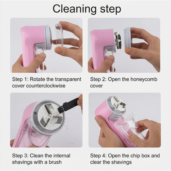 Travel-Friendly Fabric Shaver with Replaceable Blade