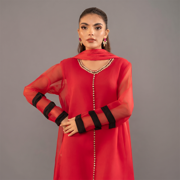 Scarlet Pearl Luxe Suit