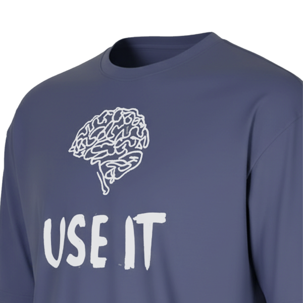 100Fit Use It Brain Print T-Shirt