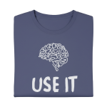 100Fit Use It Brain Print T-Shirt