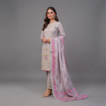 Blush Pearl Embroidered Luxe 3-Piece Suit