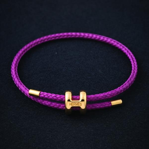Orenoor Rope Bracelet - Mauve Pink