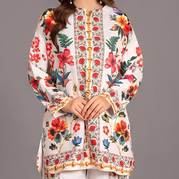 Ivory Garden Printed Co-Ord Set