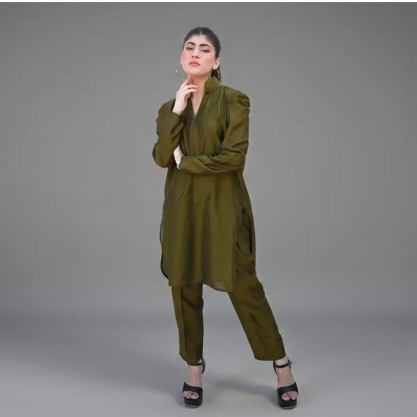 Premium Moss Green Co-Ord Set