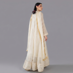 Embellished Ivory Anarkali Suit