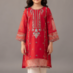 Crimson Grace Embroidered Kids Kurta Set