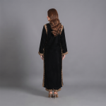 Majesty Embroidered Velvet Maxi