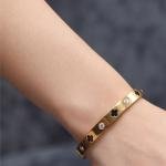 Orenoor Clover & Diamond Bangle