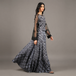 Serpent Noir Crop Top Skirt