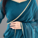 Teal Grace Saree