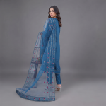 Azure Mist Embroidered Suit Set