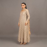 Moonlit Champagne Embellished 3-Piece Luxury Suit