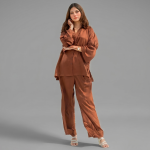Women's Chic Chocolate Brown Co-ord Set
