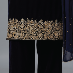 Imperial Noir Velvet Embroidered 3-Piece Suit