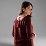 Women's Elegant Maroon Co-ord Set