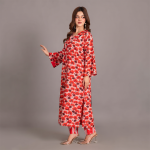 Scarlet Bloom Printed Co-Ord Set
