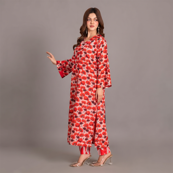 Scarlet Bloom Printed Co-Ord Set