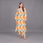 Autumn Bloom Printed Kurta Set