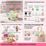 Xiaoling Toy Milk Tea Bobo DIY Series Milk Tea Cup Creative Cream Glue DIY Girls' Gift Educational Toy