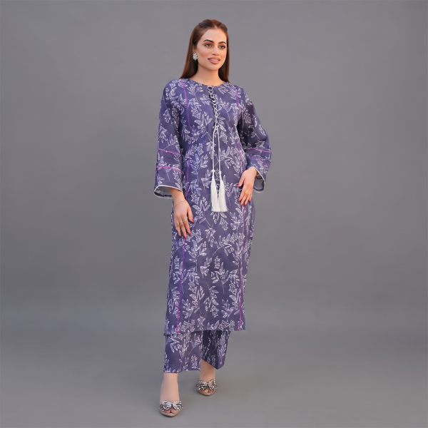 Lavender Bloom Printed Co-Ord Set