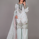 Blush Whisper Embroidered Luxury Lawn Suit