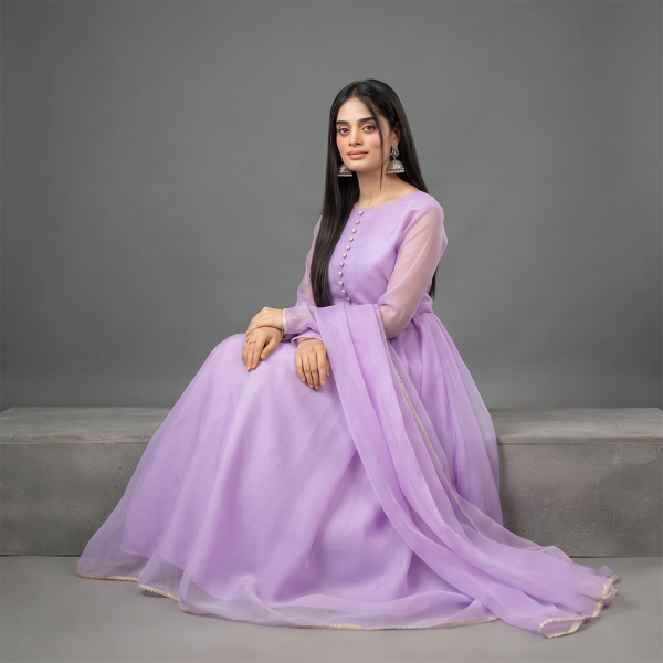 Lilac Whisper Grace Maxi Suit