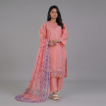 Coral Embroidered Co-ord Set