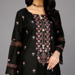 Midnight Black Embroidered Co-ord Set