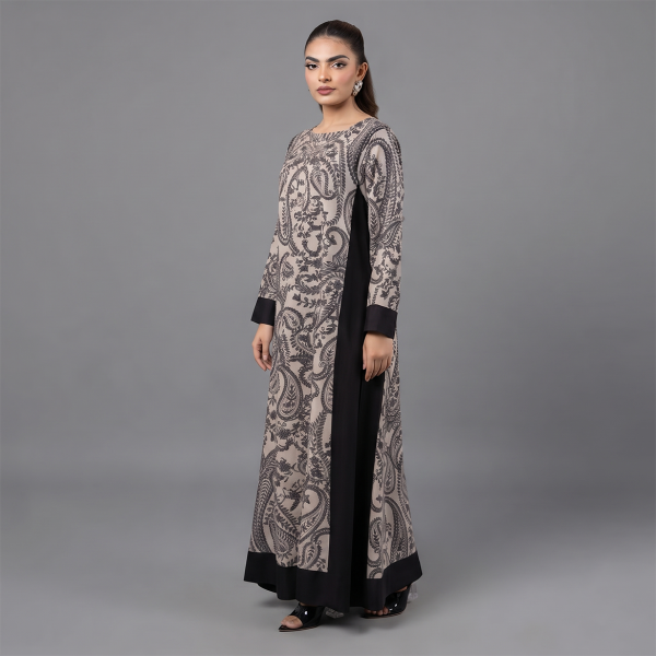 Classic Paisley Printed Maxi Dress