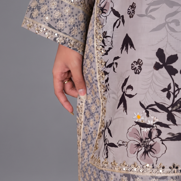 Moonstone Garden Printed 3-Piece Suit