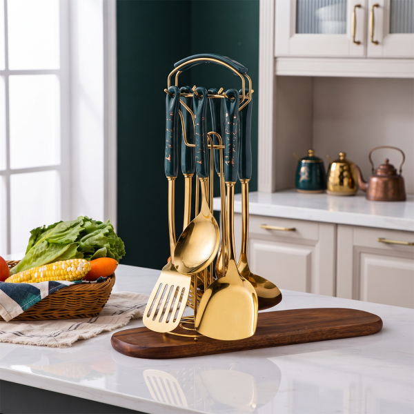 Luxury Kitchenware Set Ceramic Stainless Steel