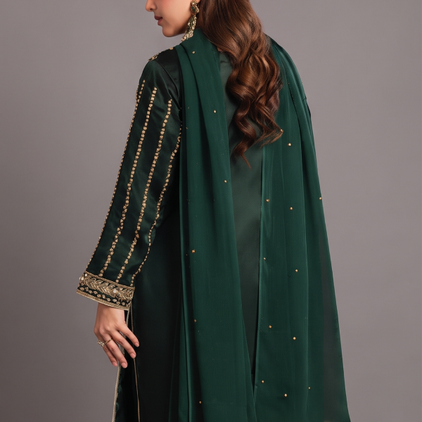 Emerald Royale Embroidered 3-Piece Suit