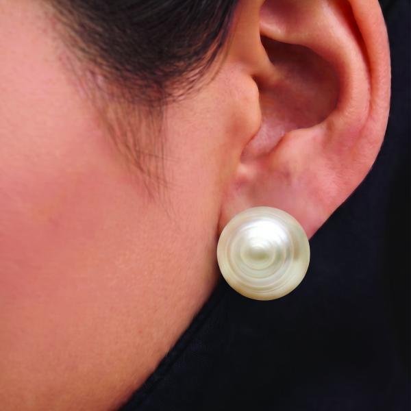 Orenoor Pearl Stud Earrings