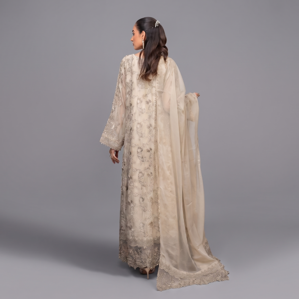 Manahil Embroidered   3-Piece Organza Festive Maxi Suit