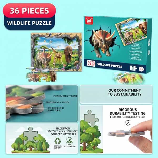 Children's Puzzles for Ages 3-6, Customized Early Education Toys, Puzzle Aged 6-12