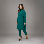 Elegant Emerald Green Minimalist Suit