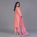Coral Embroidered Co-ord Set