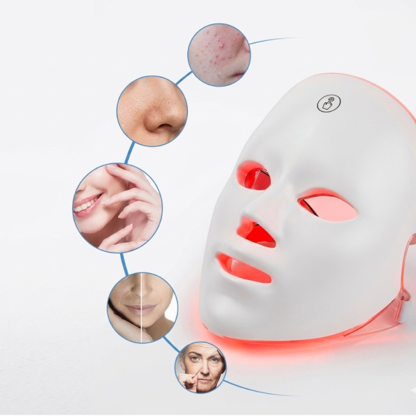 7 Colors LED Facial Mask Advanced Professional Skin Anti-Acne Therapy