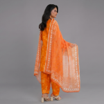 Vibrant Orange Floral Co-ord Set