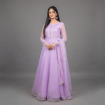 Lilac Whisper Grace Maxi Suit