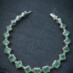 Orenoor Emerald Geometric Bracelet