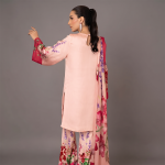 Pastel Peach Floral Co-ord Set