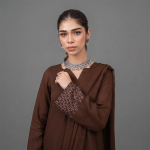 Sophisticated Chocolate Brown Raw Silk Suit