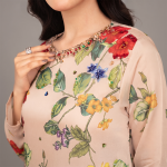 Floral Embroidered Tunic and Dupatta Set