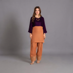 Royal Plum Colorblock Co-Ord Set