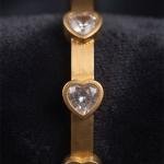 Orenoor Heart Diamond Bangle