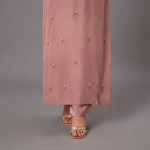 Blush Rose Radiance Embroidered Suit