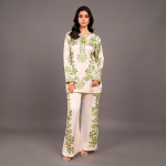 Ivory Verdant Bloom Suit
